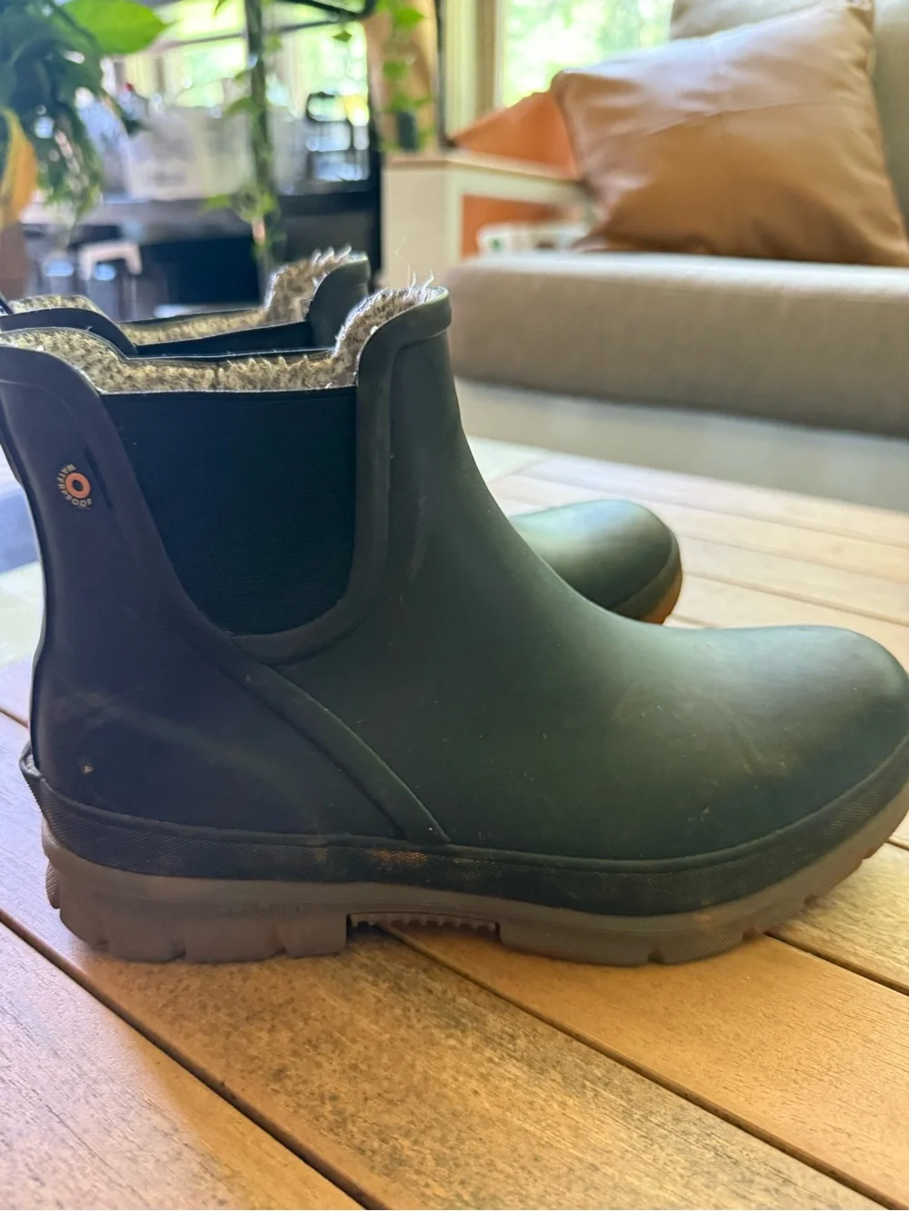 Bogs Women's Black Winter Rain Ankle Boots